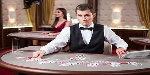 Echte croupier bij online live casino